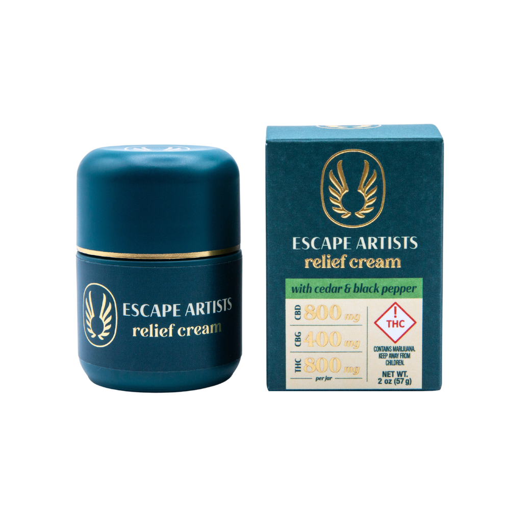 Escape Artists - Cedar & Black Pepper - 2oz - Relief Cream