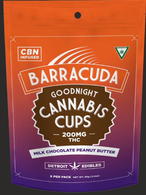 Goodnight Milk Chocolate Peanut Butter Barracuda Cups | 200mg THC 50mg CBN