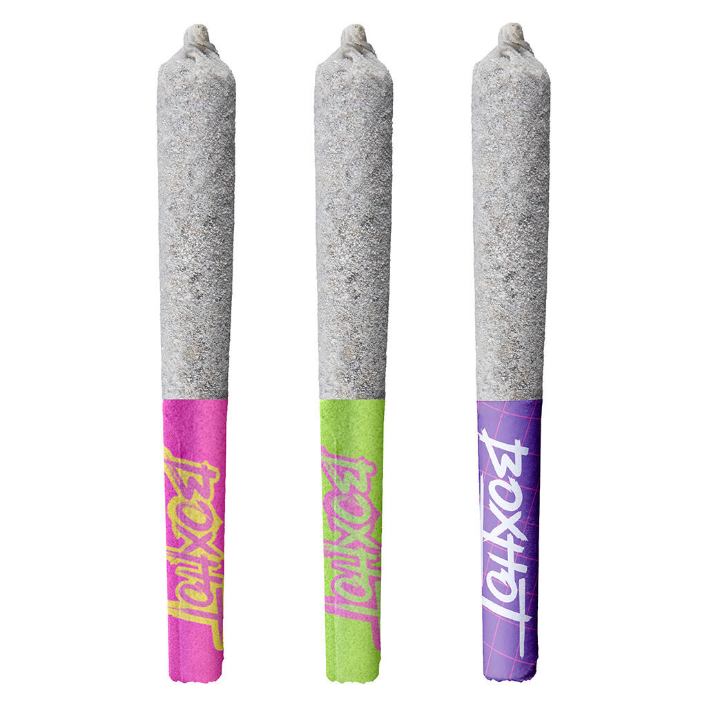 BoxHot - Diamond Doobies Deluxe - Trifecta Infused Pre-Rolls (Passion Punk, Peach OG, Ruby Rush) - 3x0.5g
