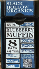 8pk Prerolls Blueberry Muffin