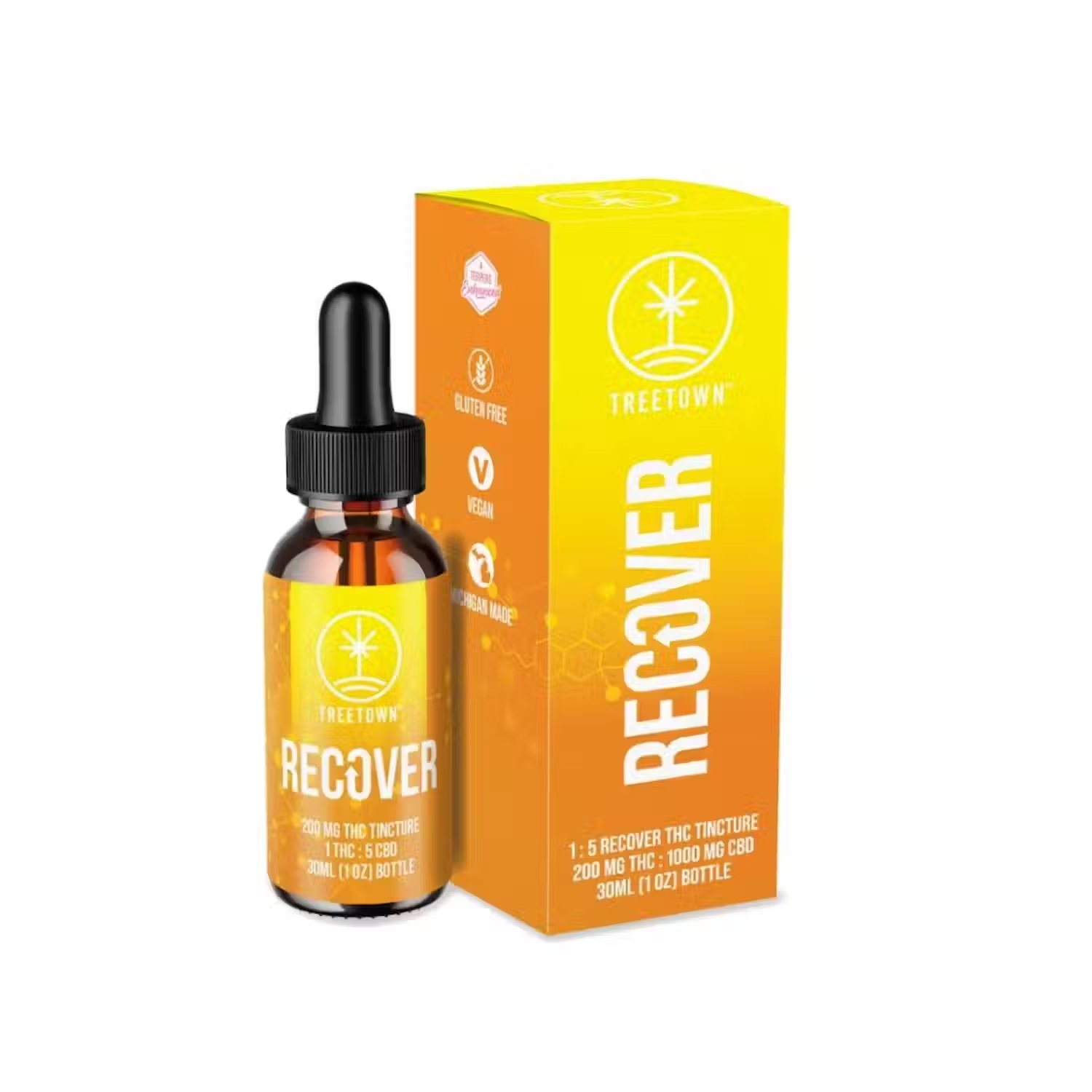 1:5 THC:CBD Recover Tincture | 200mg:1000mg