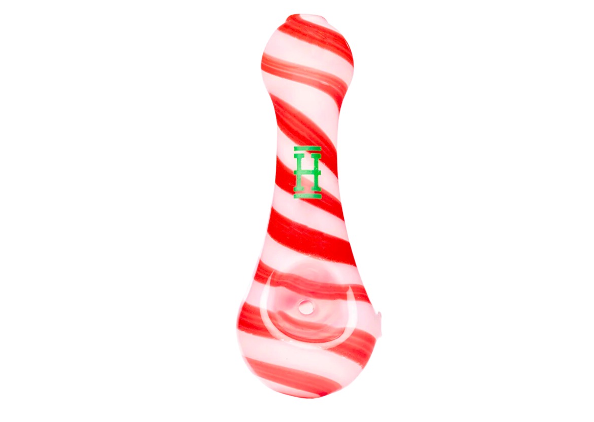 3" Hemper Candy Cane Handpipe
