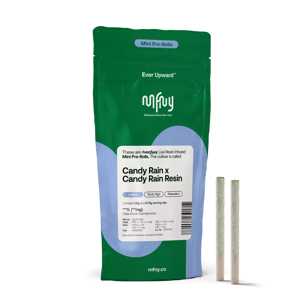 Live Resin Infused Preroll Candy Rain x Candy Rain (I)