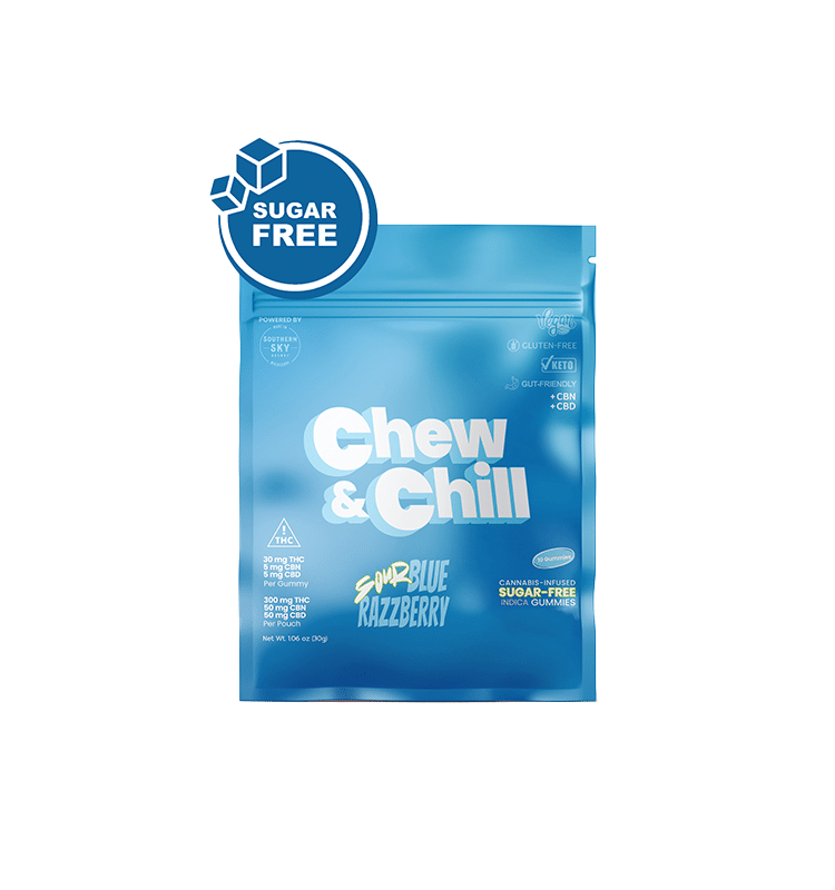 Brands | Chew and Chill | Sour Grape 300mg gummies
