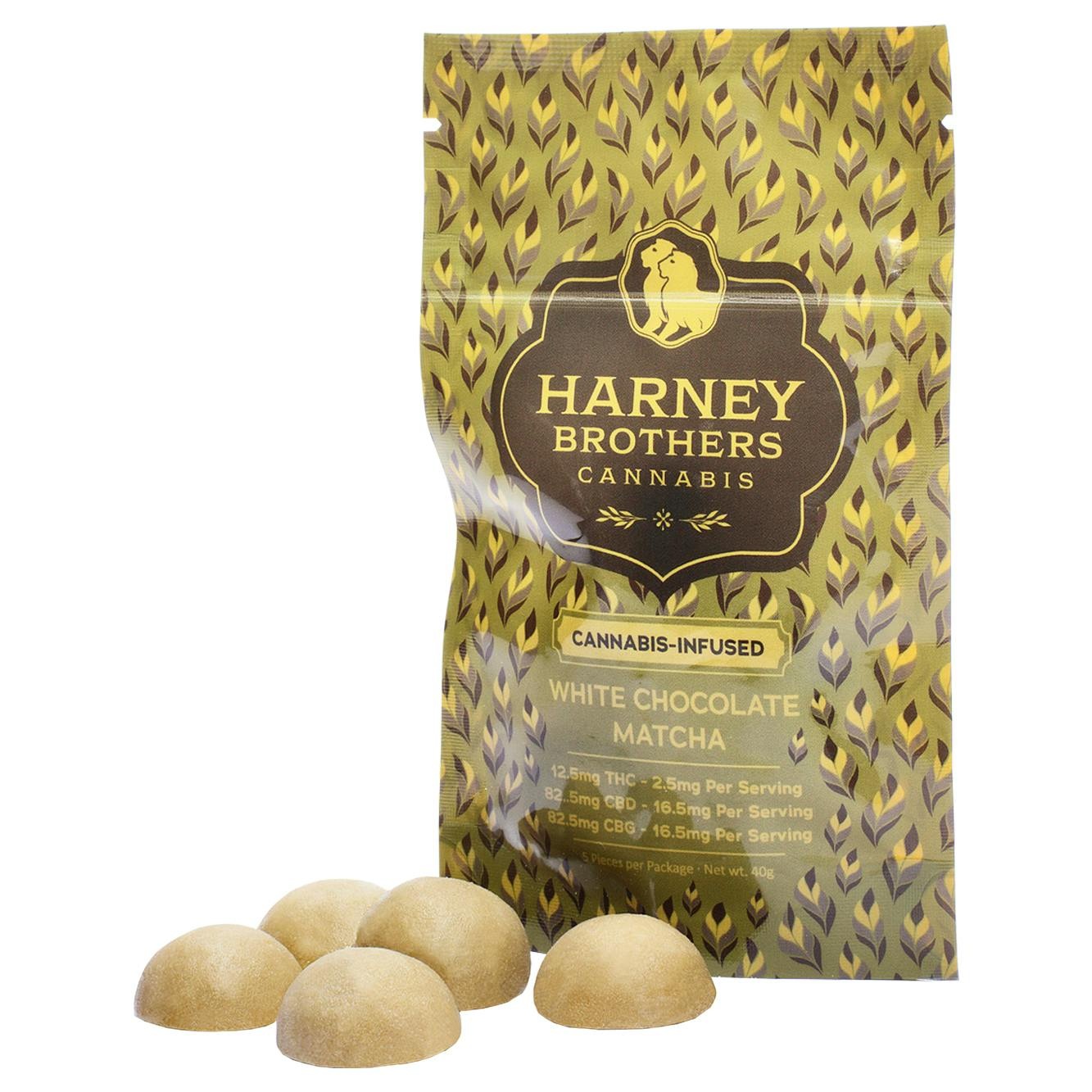 White Chocolate Matcha | 5pk | 12.5mg THC : 82.5mg CBD : 82.5mg CBG