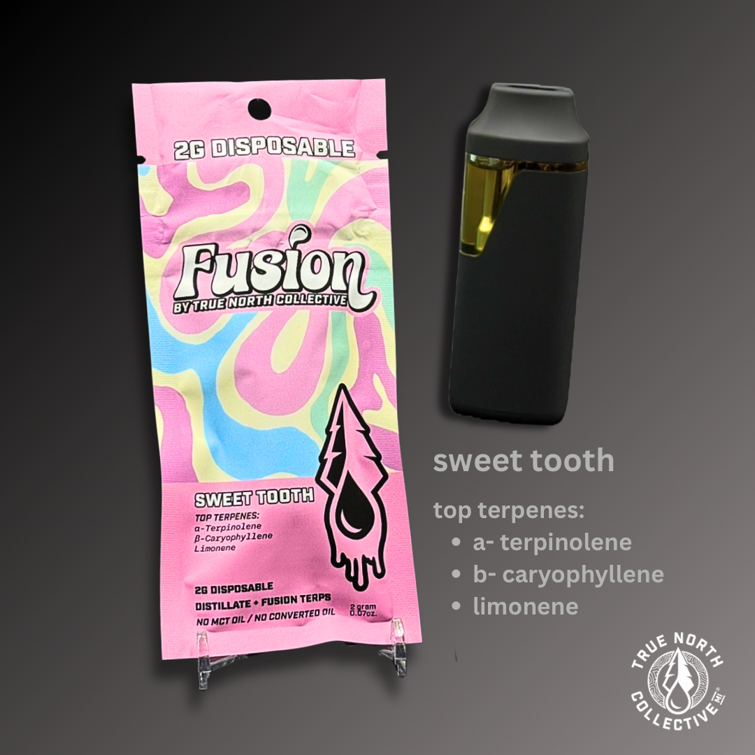 TRUE NORTH | SWEET TOOTH | HYBRID | DISPOSABLE VAPE | 2G | REC