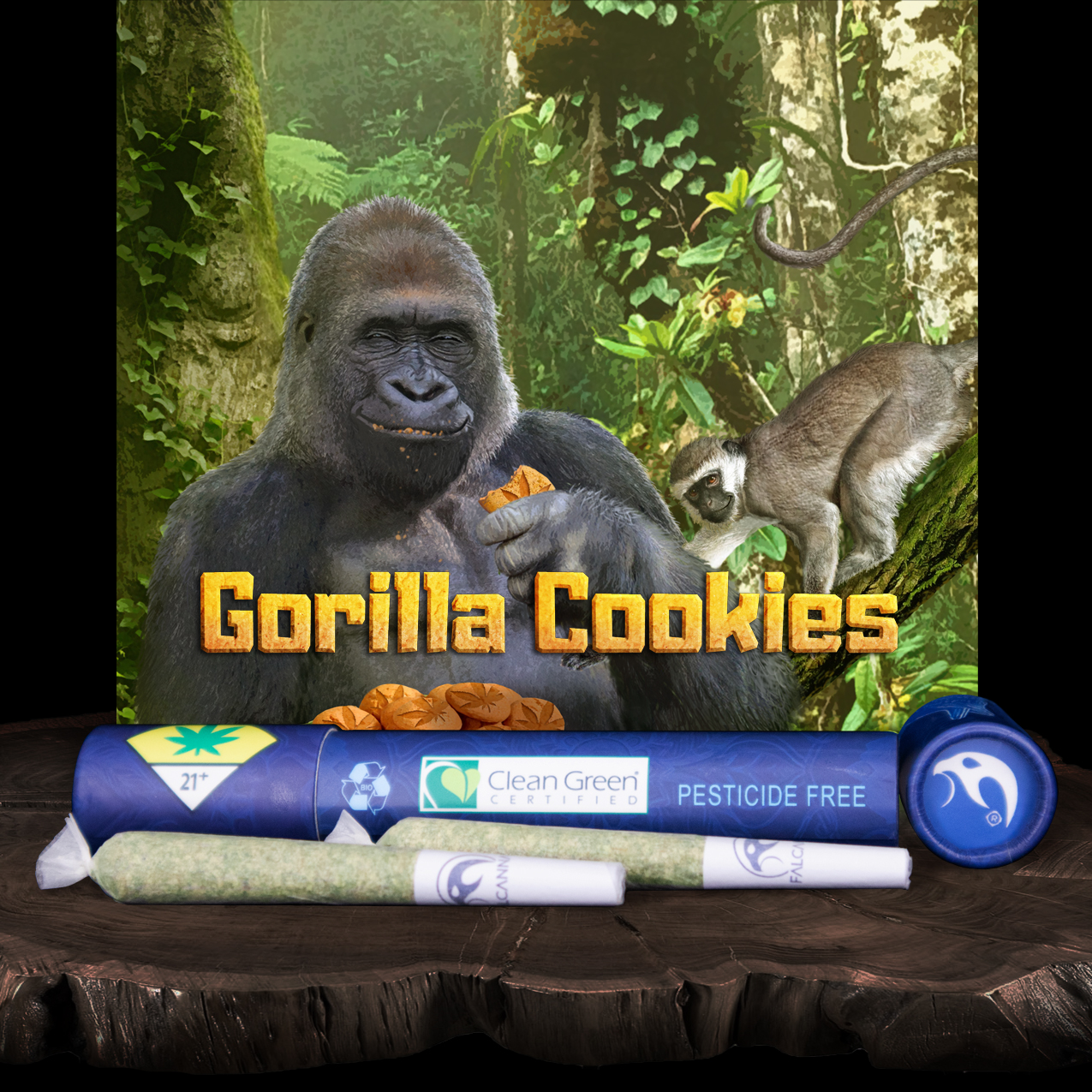 FALCANNA - Gorilla Cookies Pre-Roll 2-pack | 1.2g
