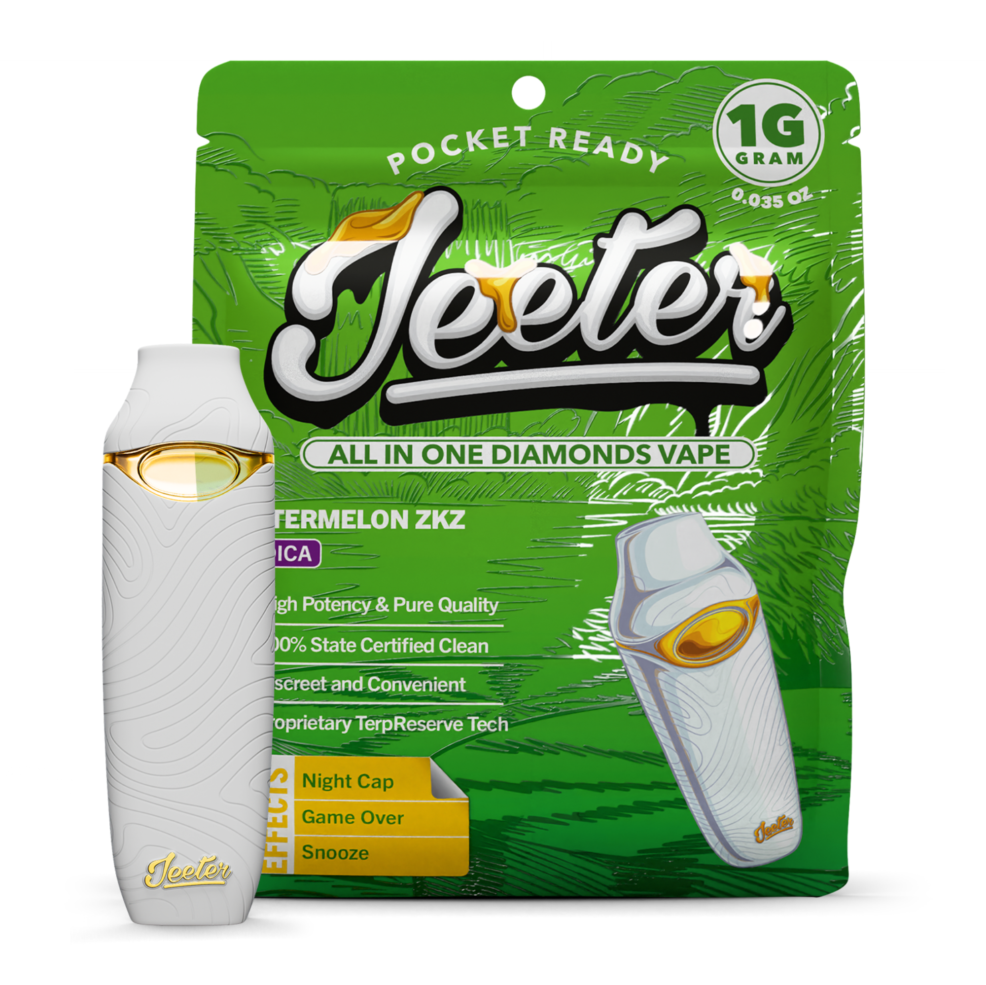 Jeeter Watermelon ZKZ Diamonds Vape