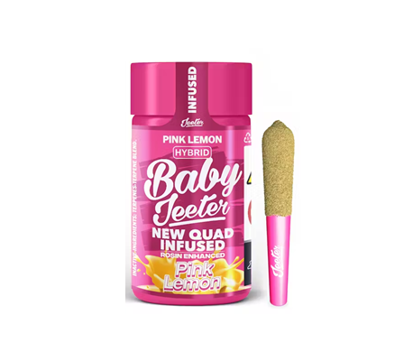 Jeeter | Pink Lemon | Quad-Infused Baby Pre-Rolls 5PK 2.5G