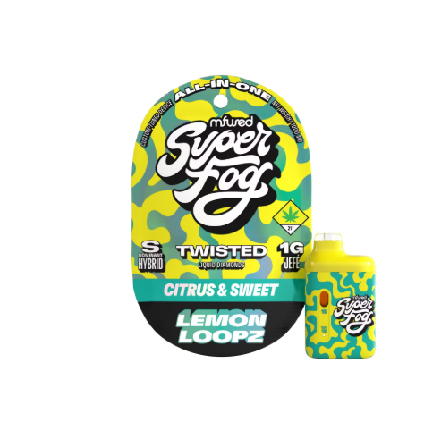 MFUSED SUPERFOG Twisted Disp 1000mg: Lemon Loopz