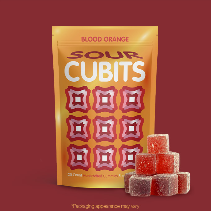 Sour Blood Orange | Cubits | Gummies (20 Pack)