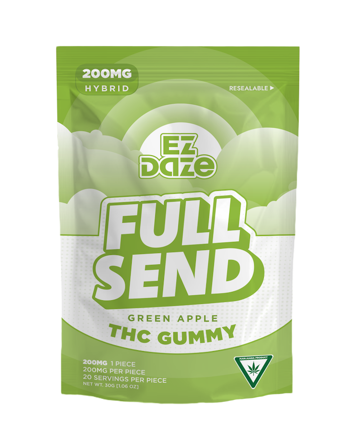 Full Send 200mg Single Gummy - Green Apple