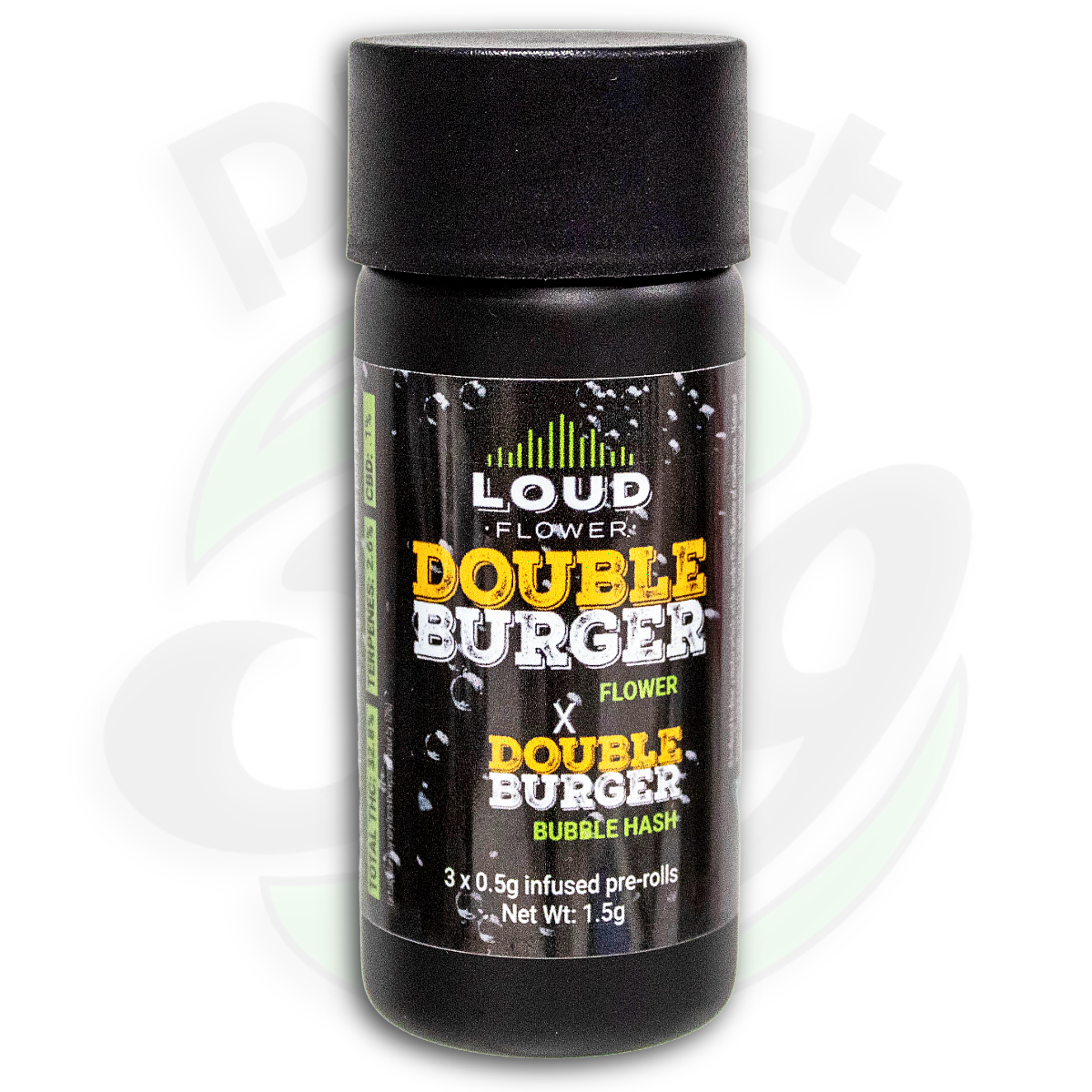 Double Burger | 3 x 0.5g Bubble Hash Infused Pre-rolls
