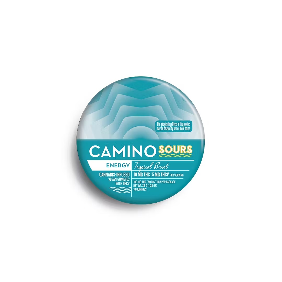 Camino Sour Tropical Burst THCv 2:1 10pk Gummies
