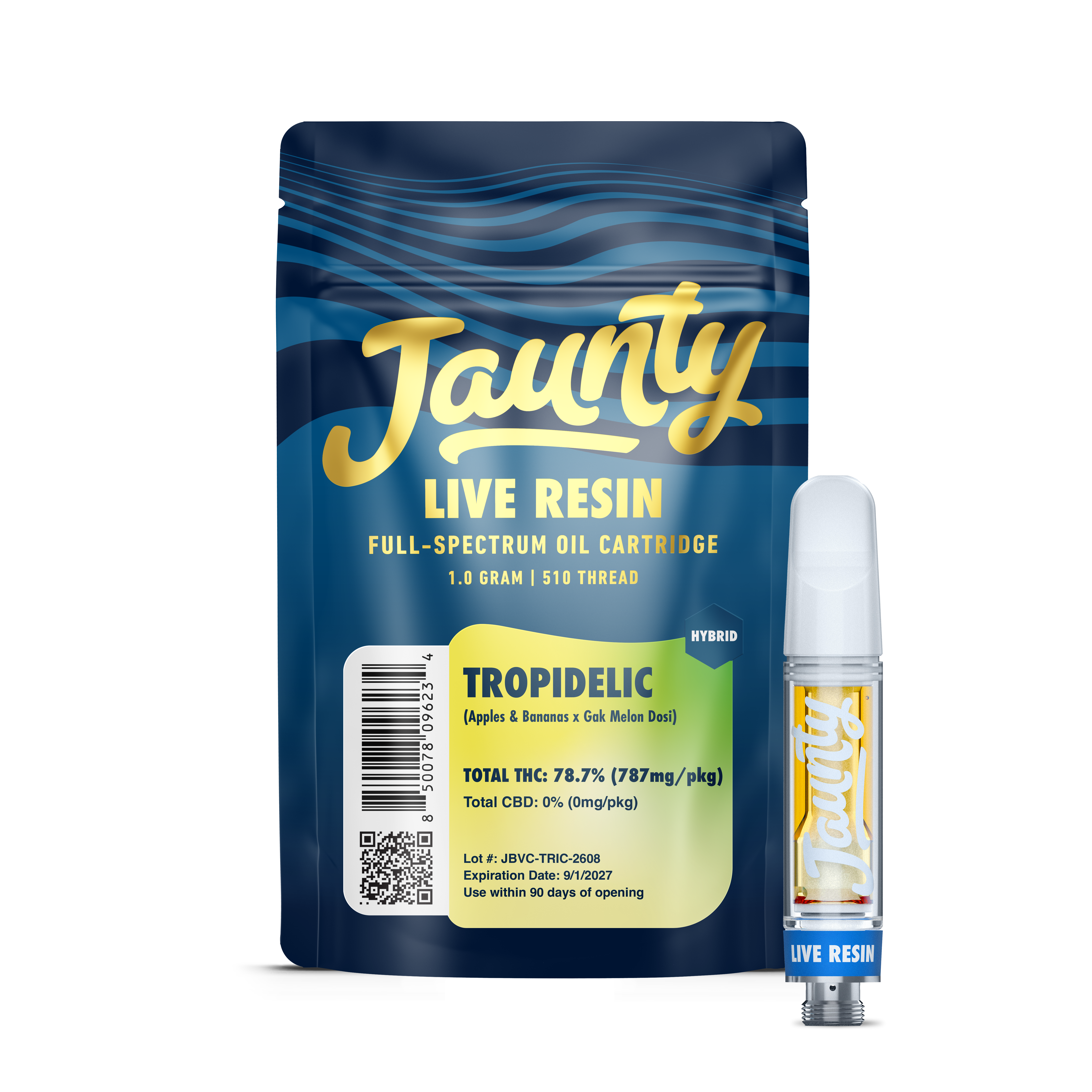 Tropidelic | Live Resin | Cartridge | 1g