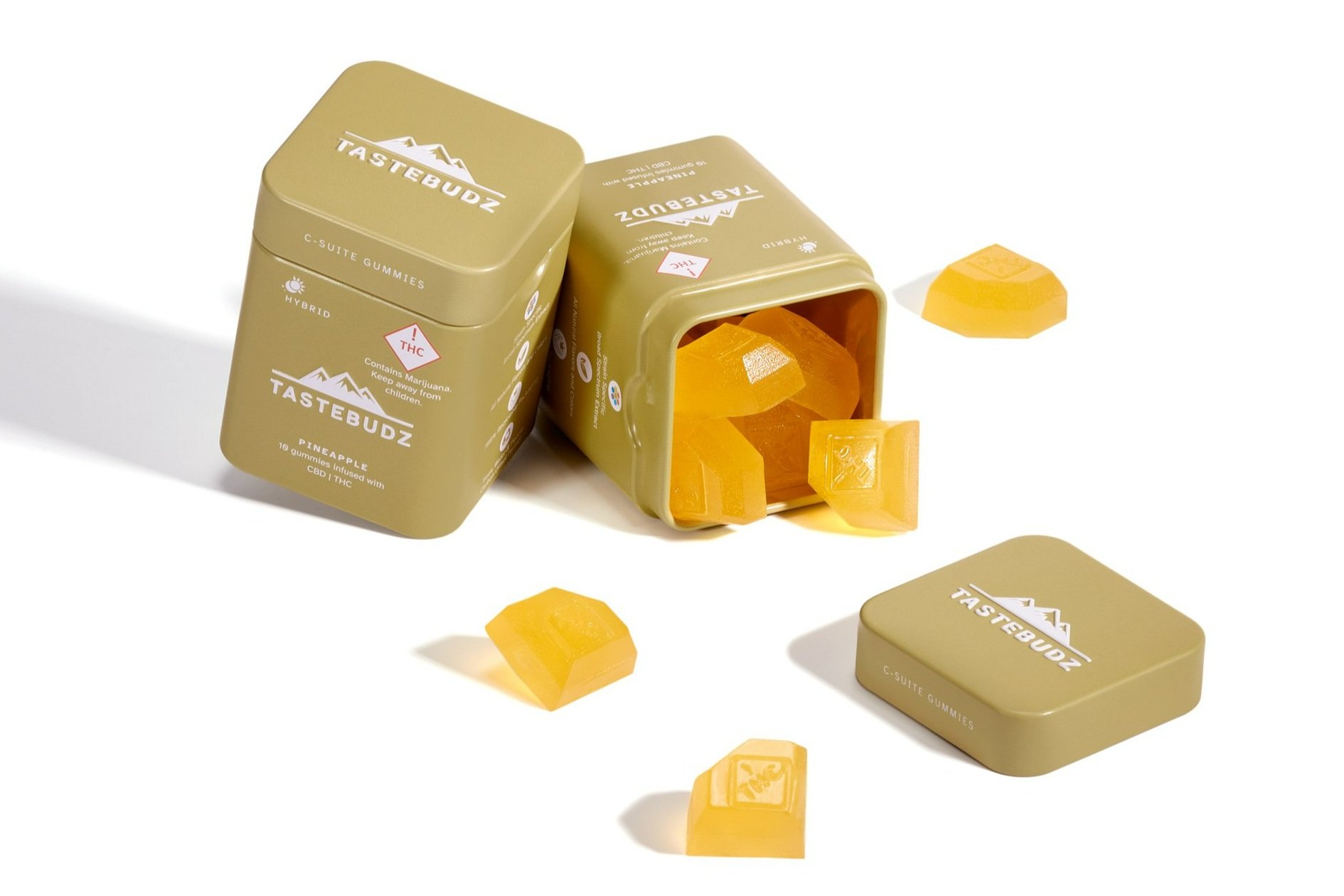 Gummies - Pineapple THC:CBD 1:1