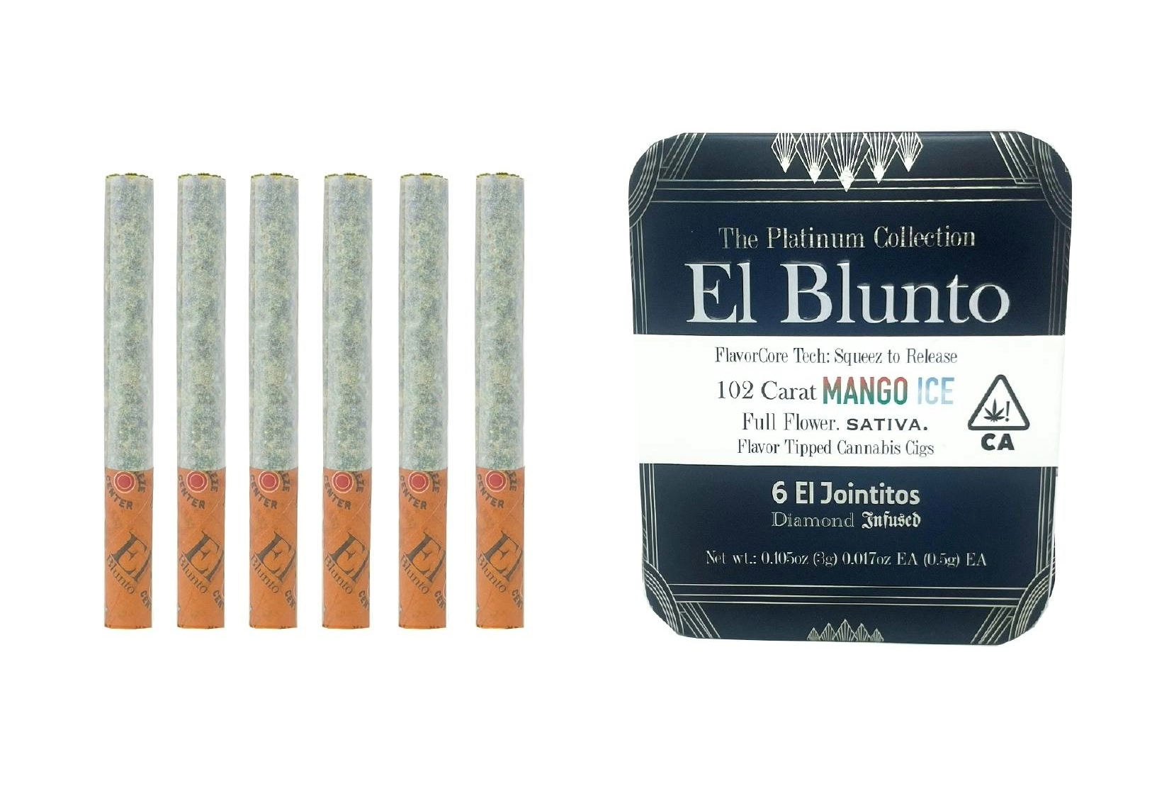 Mango Ice | Flavor Core | Diamond Infused Multi-Pack | 6pk of 0.5g