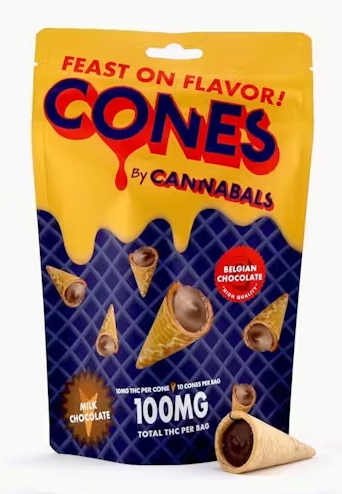 Cannabals | Milk Chocolate Cones | 10pk | 10mg ea