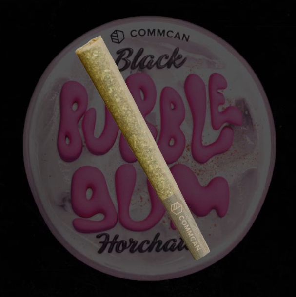 CommCan Preroll (1.0g) Black Bubblegum Horchata