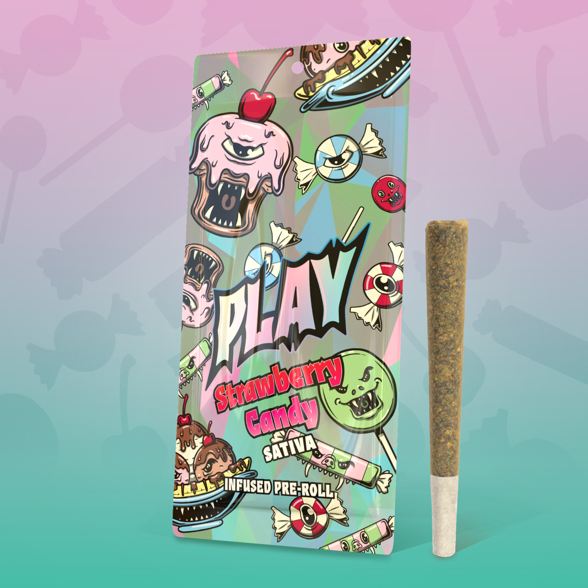 Play Cannabis Strawberry Candy