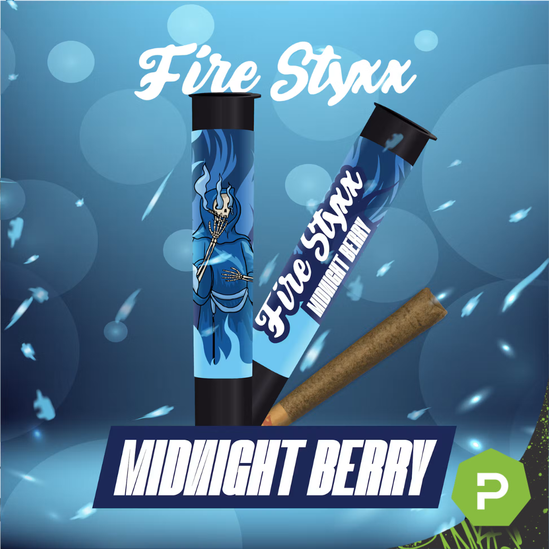 Glorious | 1g THCA Infused Fire Styxx Pre-Roll | Midnight Berry
