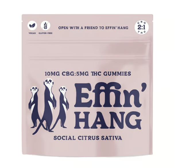 Social Citrus 100mg (2:1 THC:CBG)|Gummies Hang