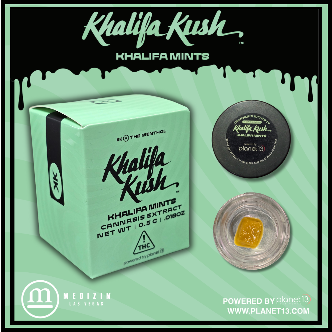 Khalifa Kush Khalifa Mints .5g Live Resin Badder