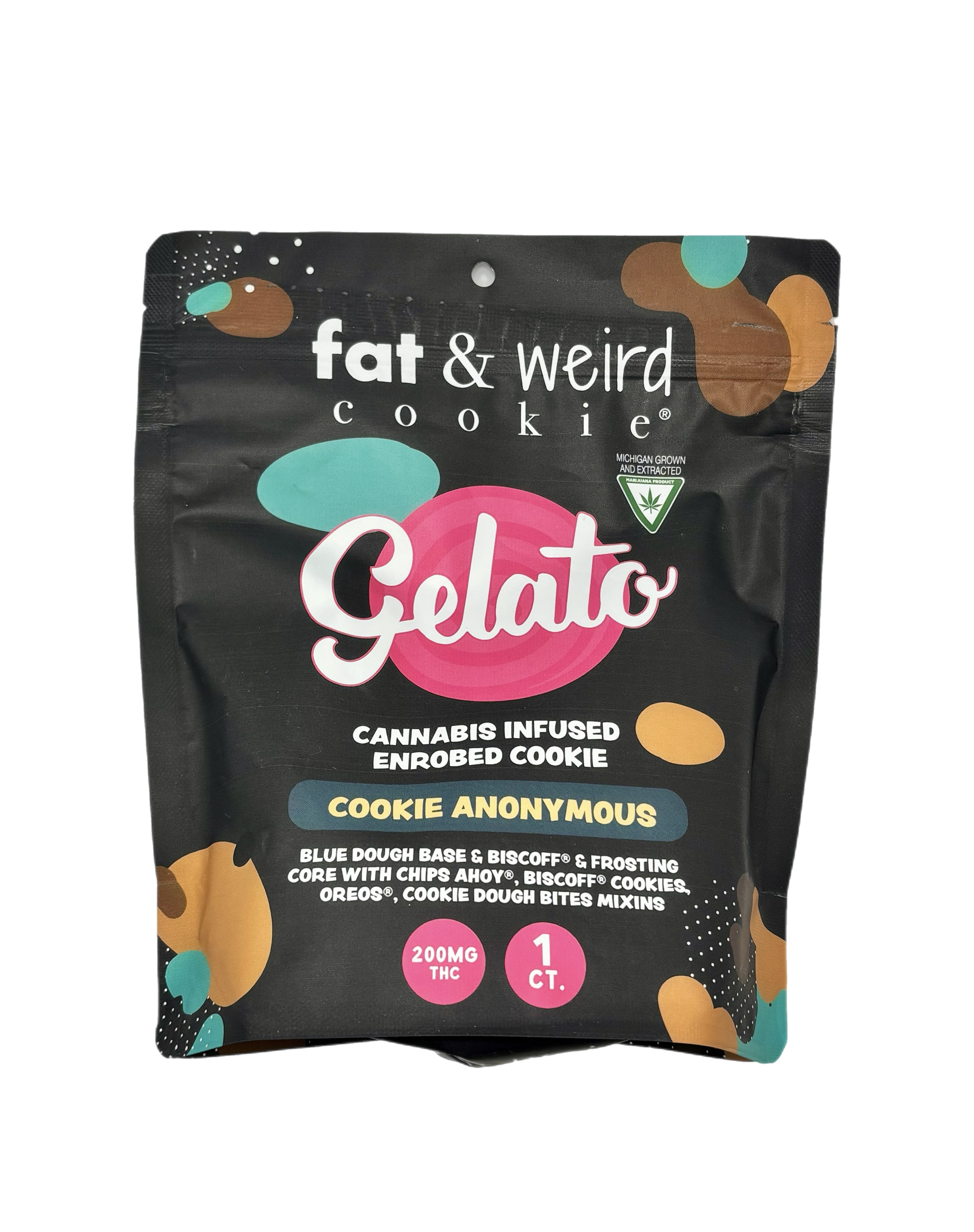 Gelato x Fat & Weird | Cookie Anonymous | 200mg Enrobed Cookie