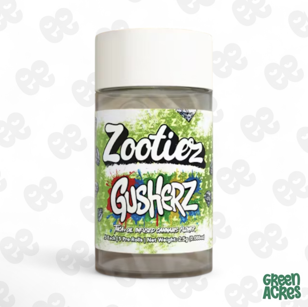 Zooties: Gusherz 2.5G Multi-Pack Infused Pre-Rolls