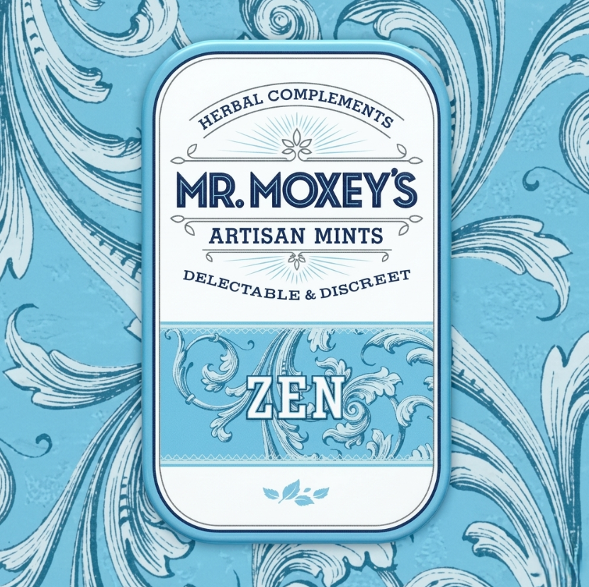 20mg 20pc 50:1 CBD:THC Zen Peppermint - Mints - Mr. Moxey's