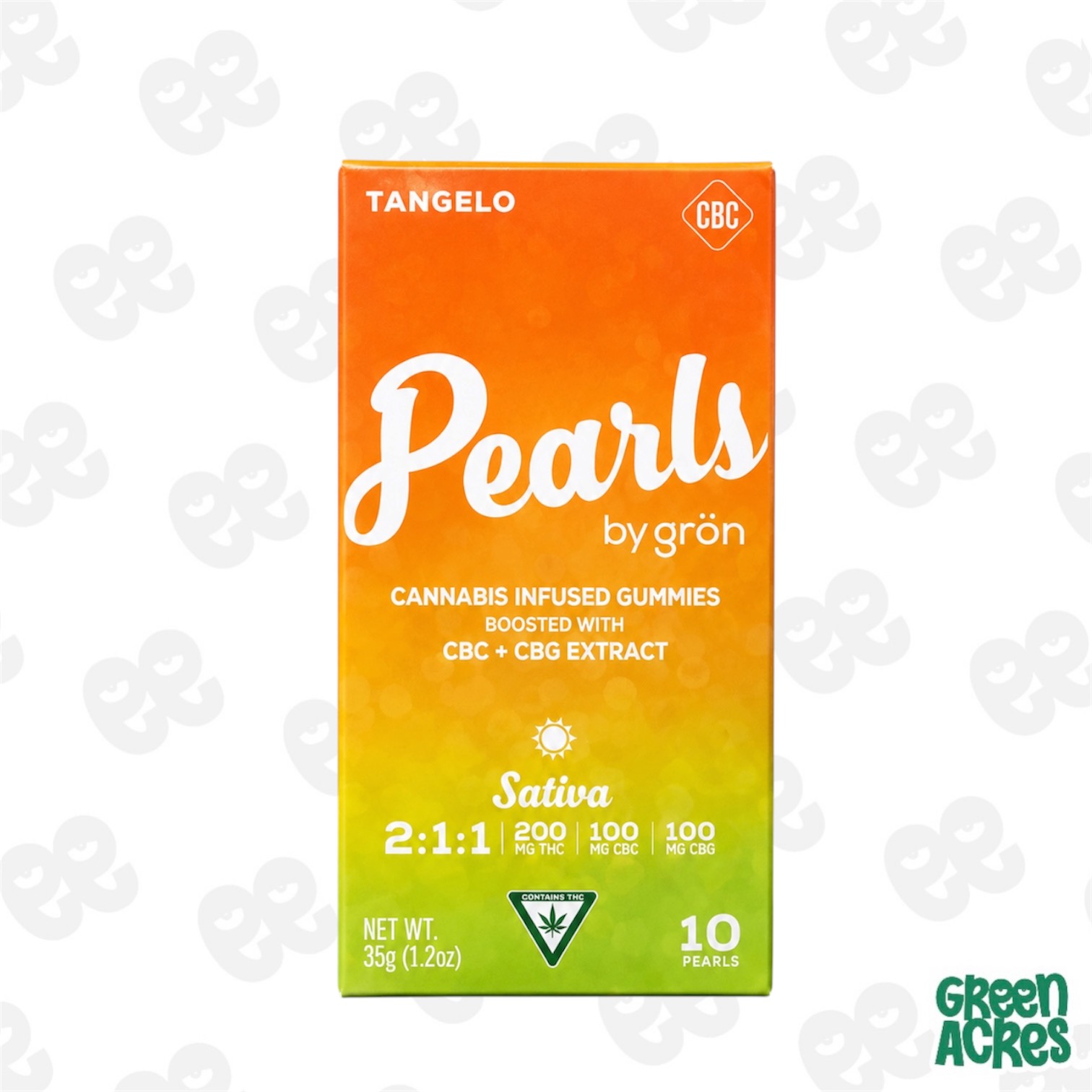 Pearls: Tangelo 2:1:1 THC:CBD:CBN 200mg Gummies