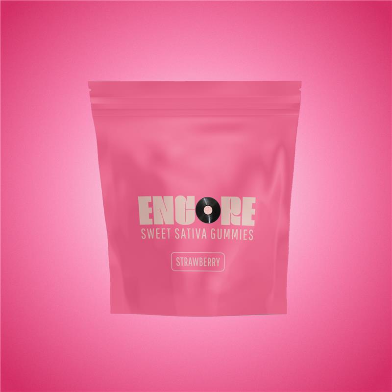 Encore Strawberry Sativa 50mg 5pk Gummies