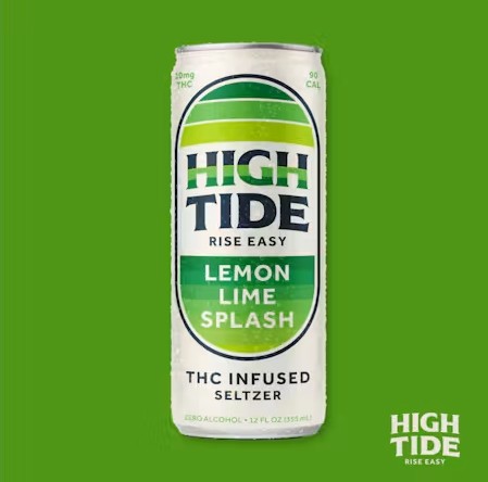 High Tide - Lemon Lime Splash - 5mg/12oz - THC Infused Seltzer