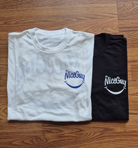 MNG - SHIRT - WHITE / BLUE - MED.