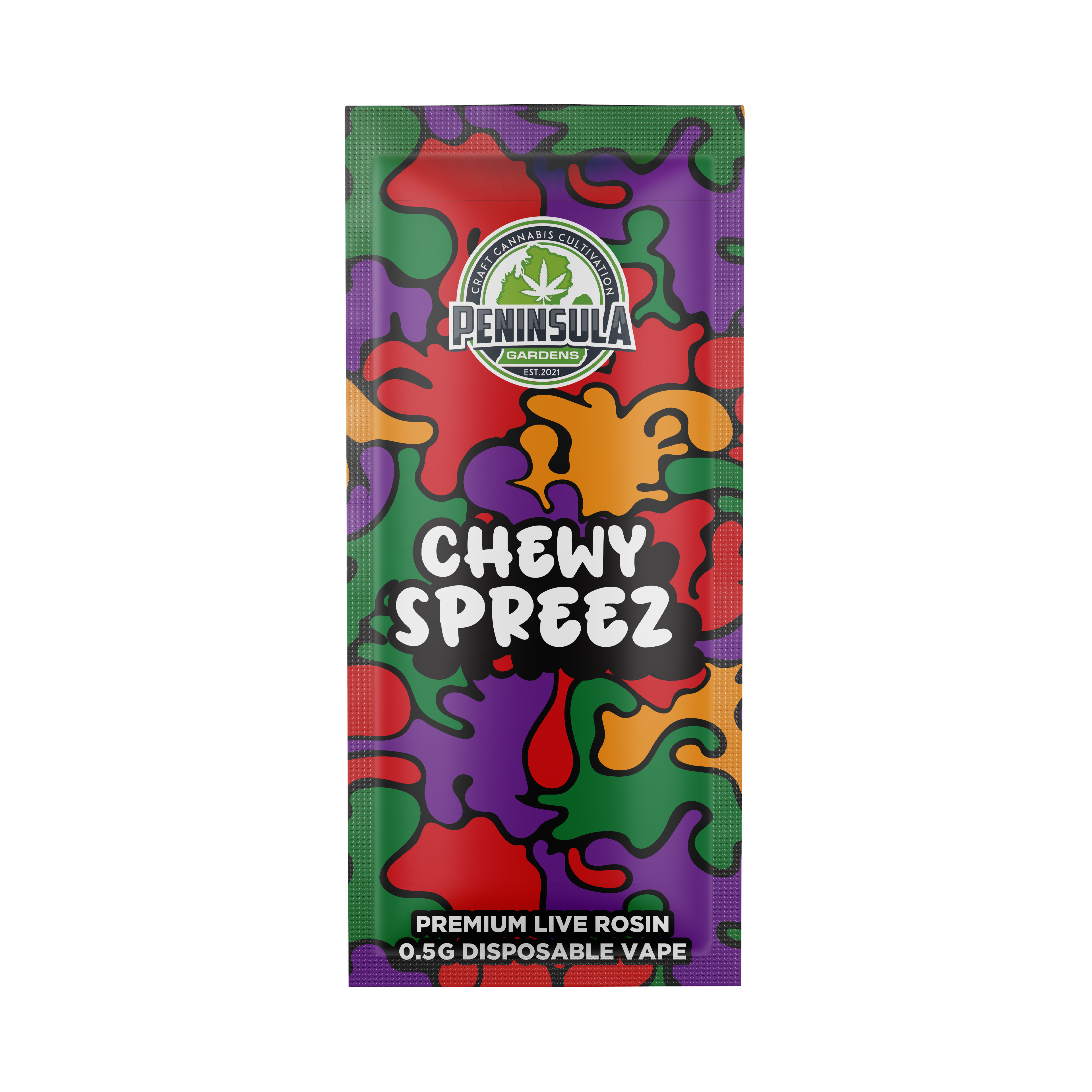 Peninsula Gardens Chewy Spreez Rosin 0.5g Disposable