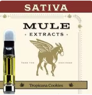 Mule Extracts - Tropicana Cookies - 1g - 510 Vape Cartridge