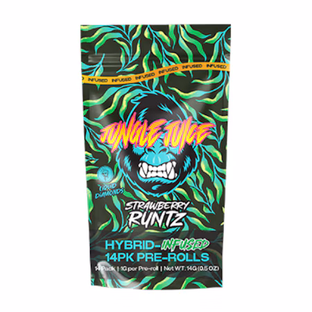 Jungle Juice Infused Multi Pack Pre Rolls- Strawberry Runtz