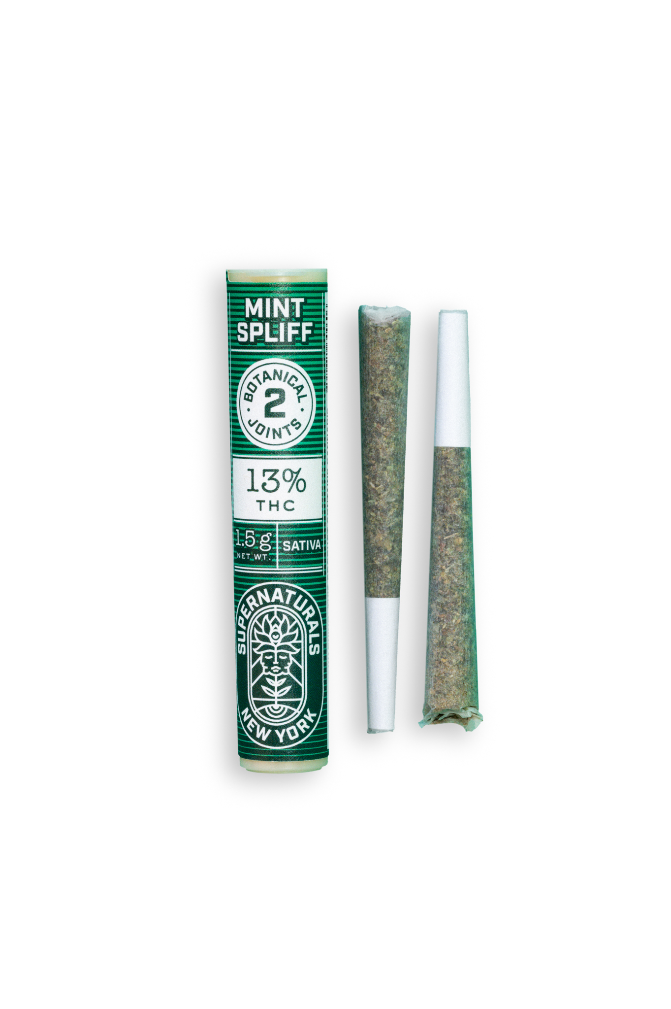 2pk .75g Botanical Preroll | Mint Spliff