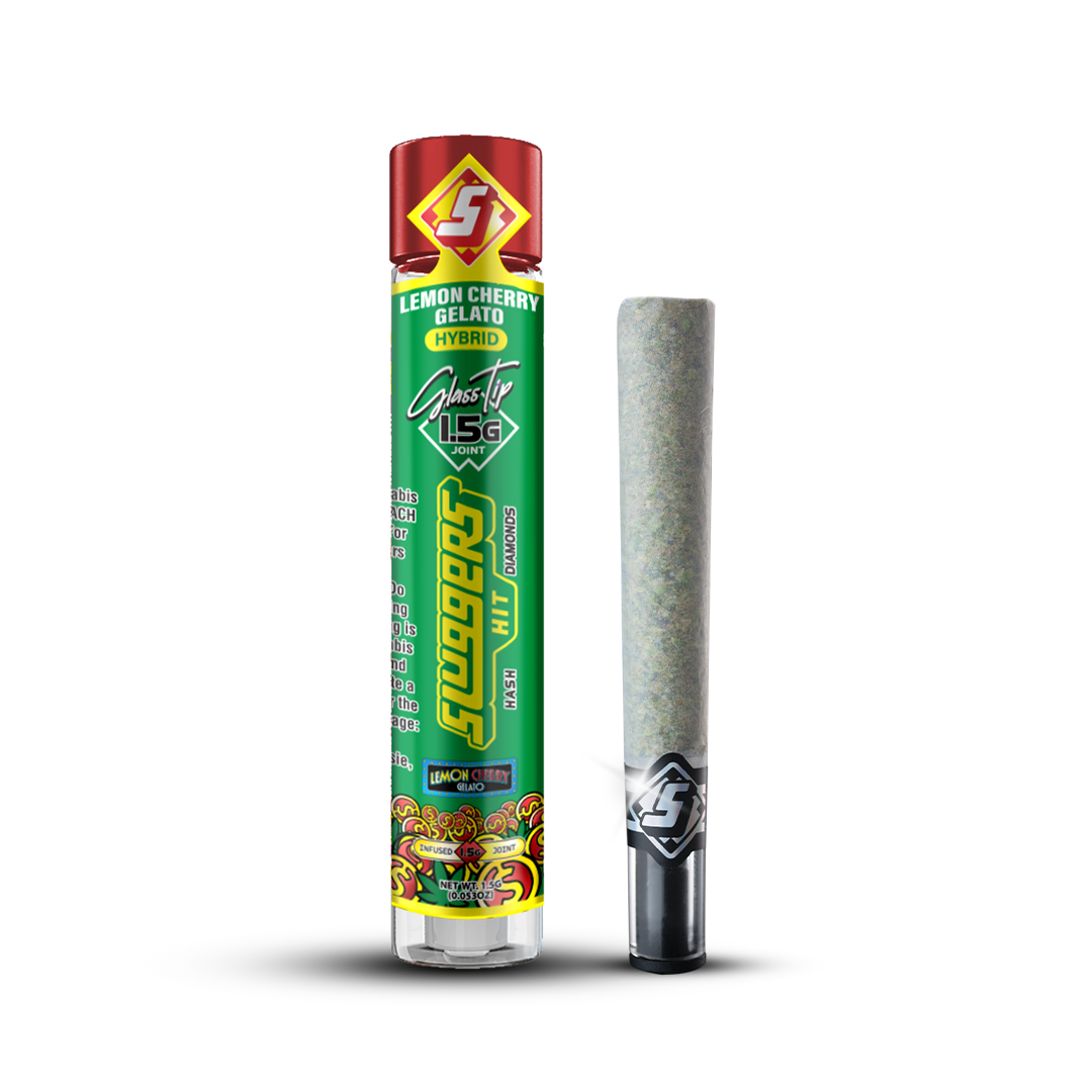 Infused Glass Tip Preroll | Lemon Cherry Gelato | 1.5g