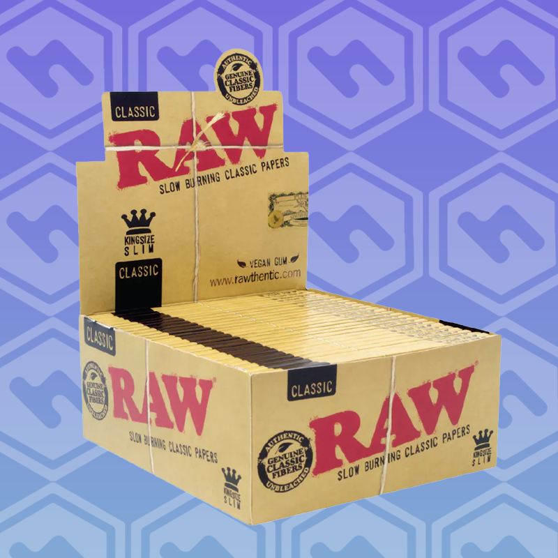RAW | Classic Rolling Papers | King Size Slim