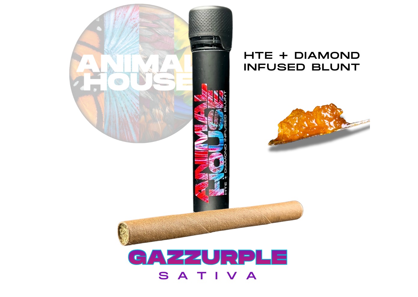 Animal House - Gazzurple Infused Blunt - 1.5g