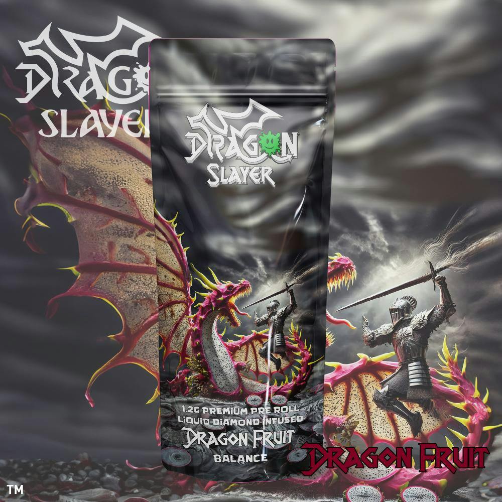 Dragon Slayer - Liquid Diamond Pre-roll 1.2g - Dragon Fruit - Balance