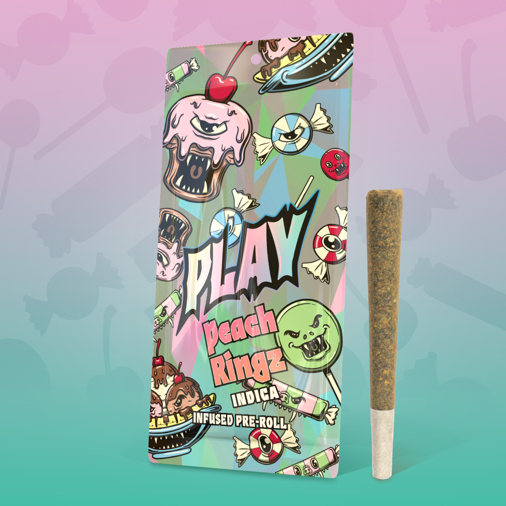 Play Cannabis Peach Ringz