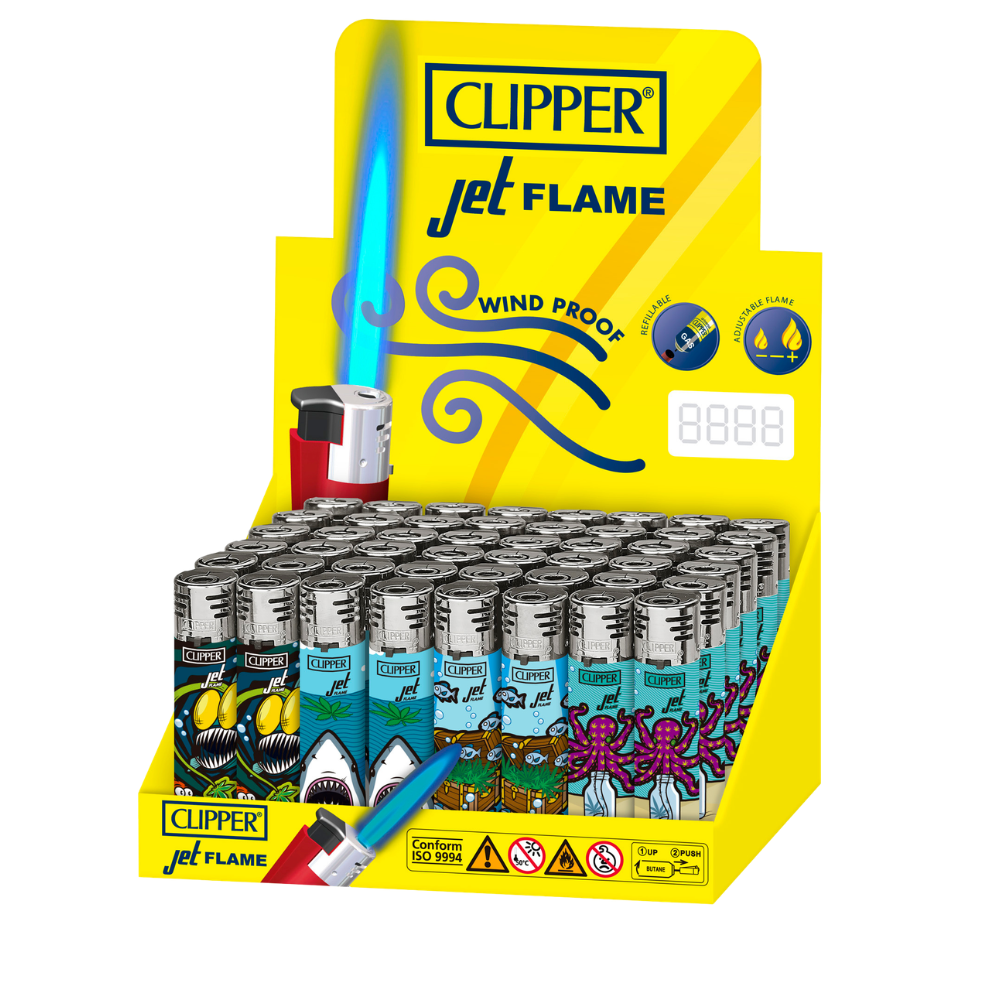 Clipper - Jet Flame Lighter - Deep Weed