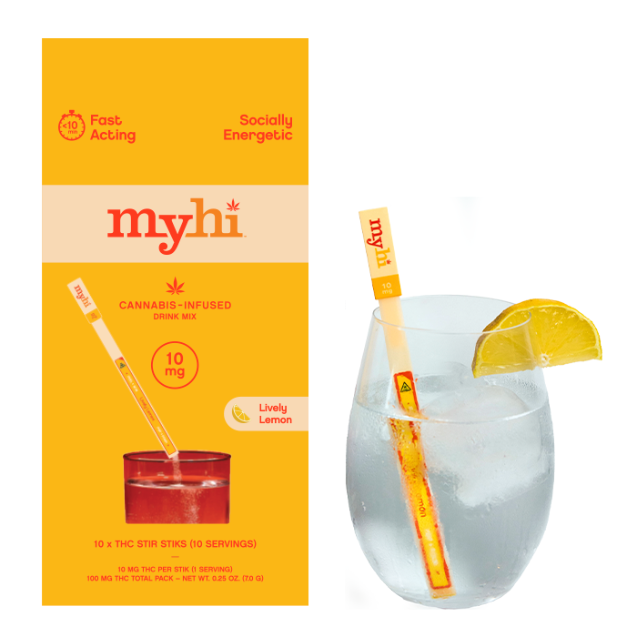 Lively Lemon Beverage Stir Stiks