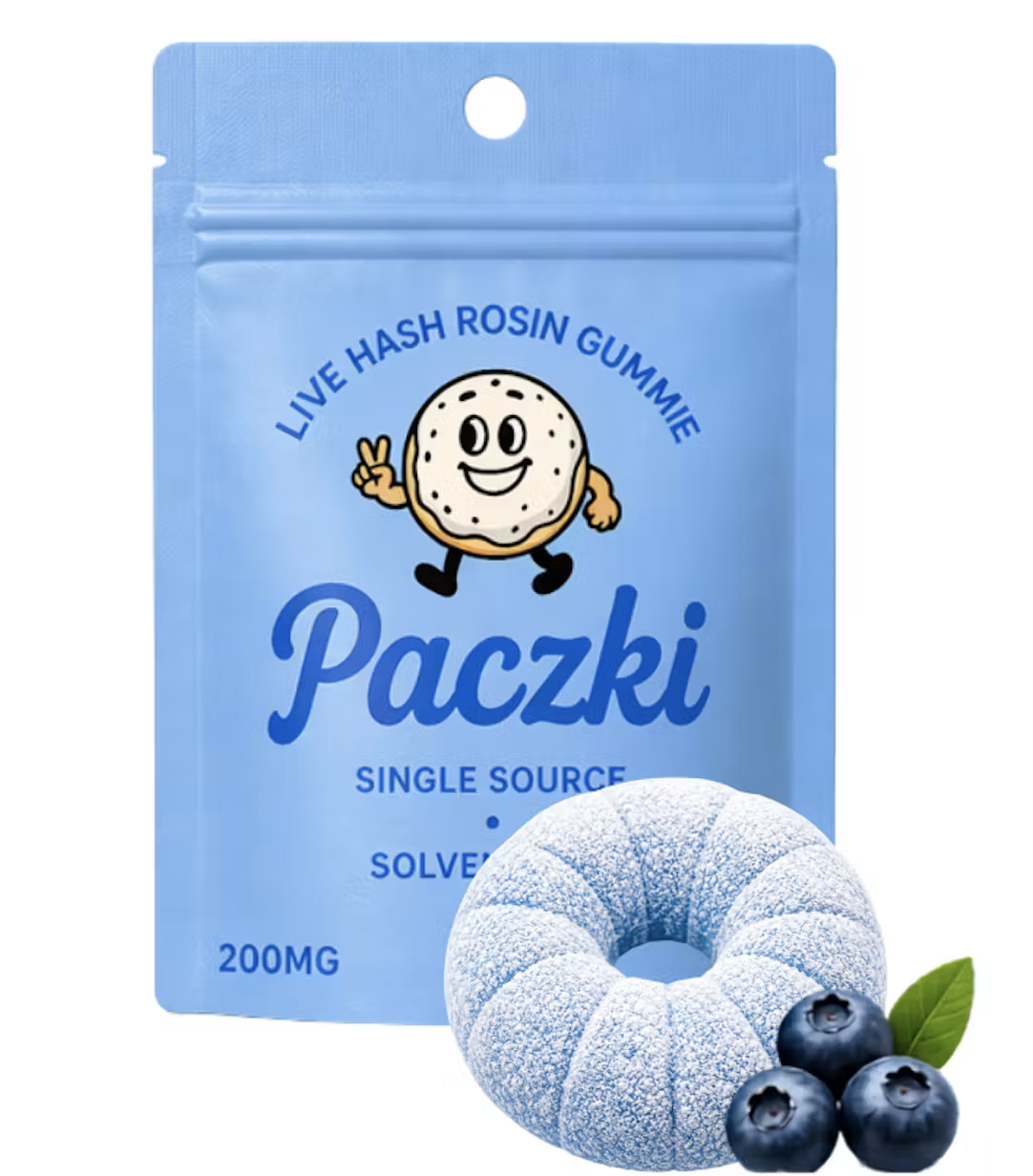 Paczki | Blueberry | Single Rosin Gummy | 200mg