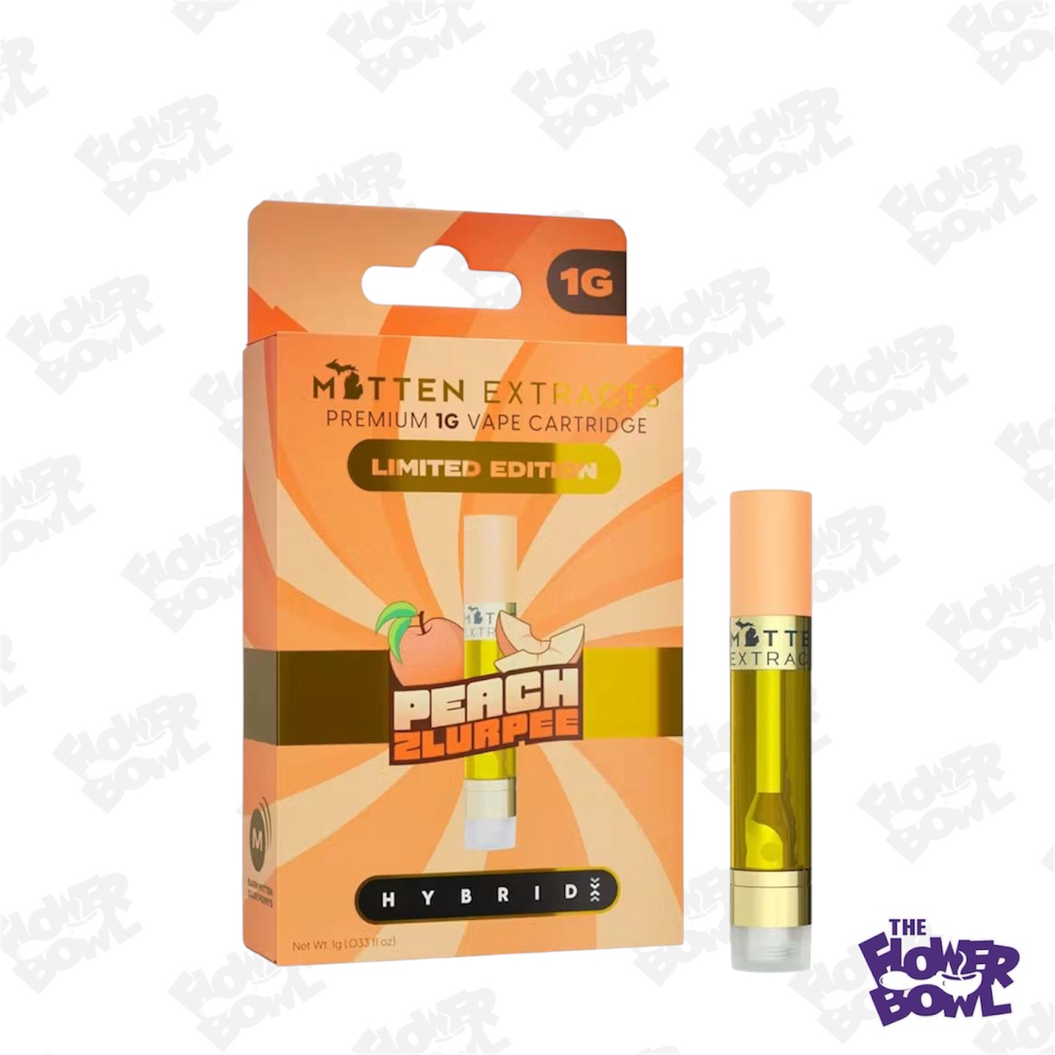 Mitten Extracts: Peach Zlurpee (H) 1G Cart