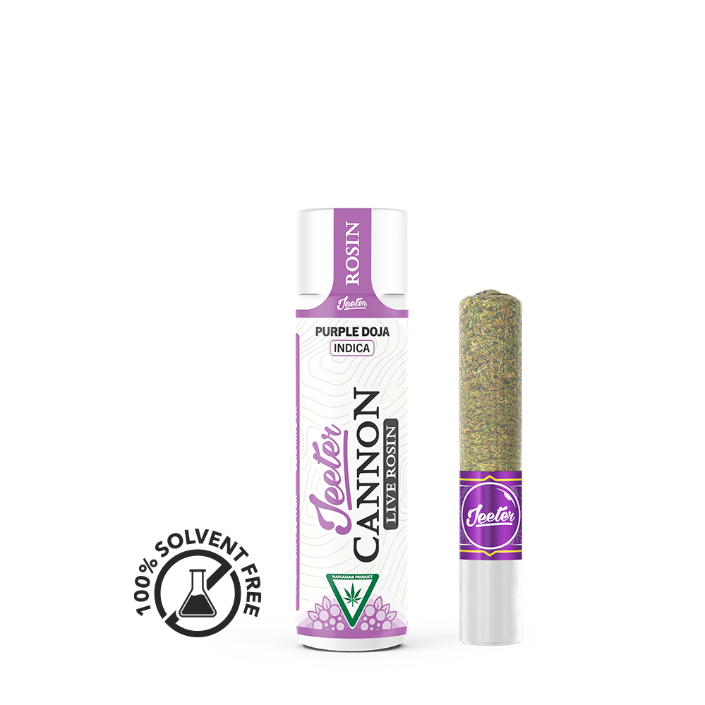 Jeeter | Purple Doja | 1.3G Solventless Live Rosin Infused Cannon