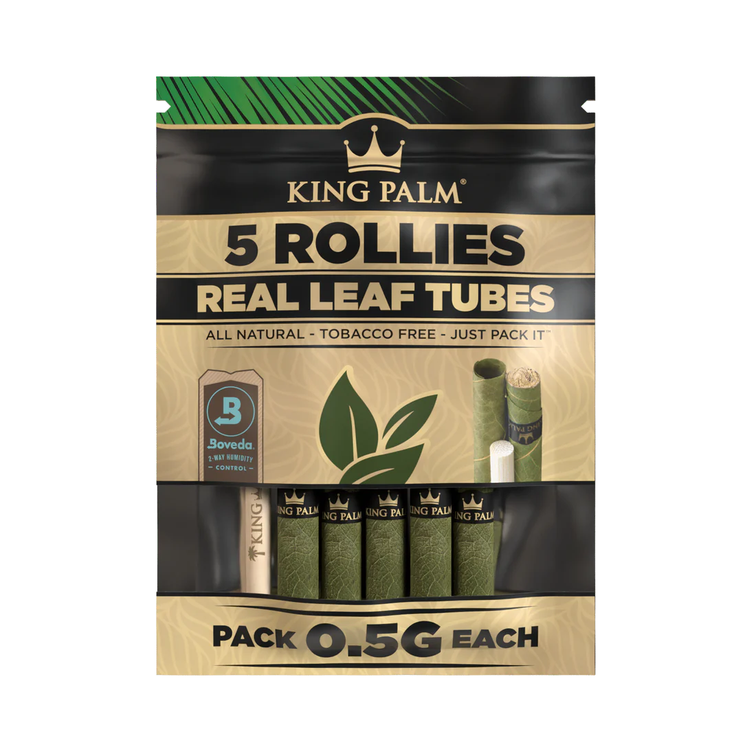 Rollie | 5 Pack Palm Leaf Rolls | King Palm product photo