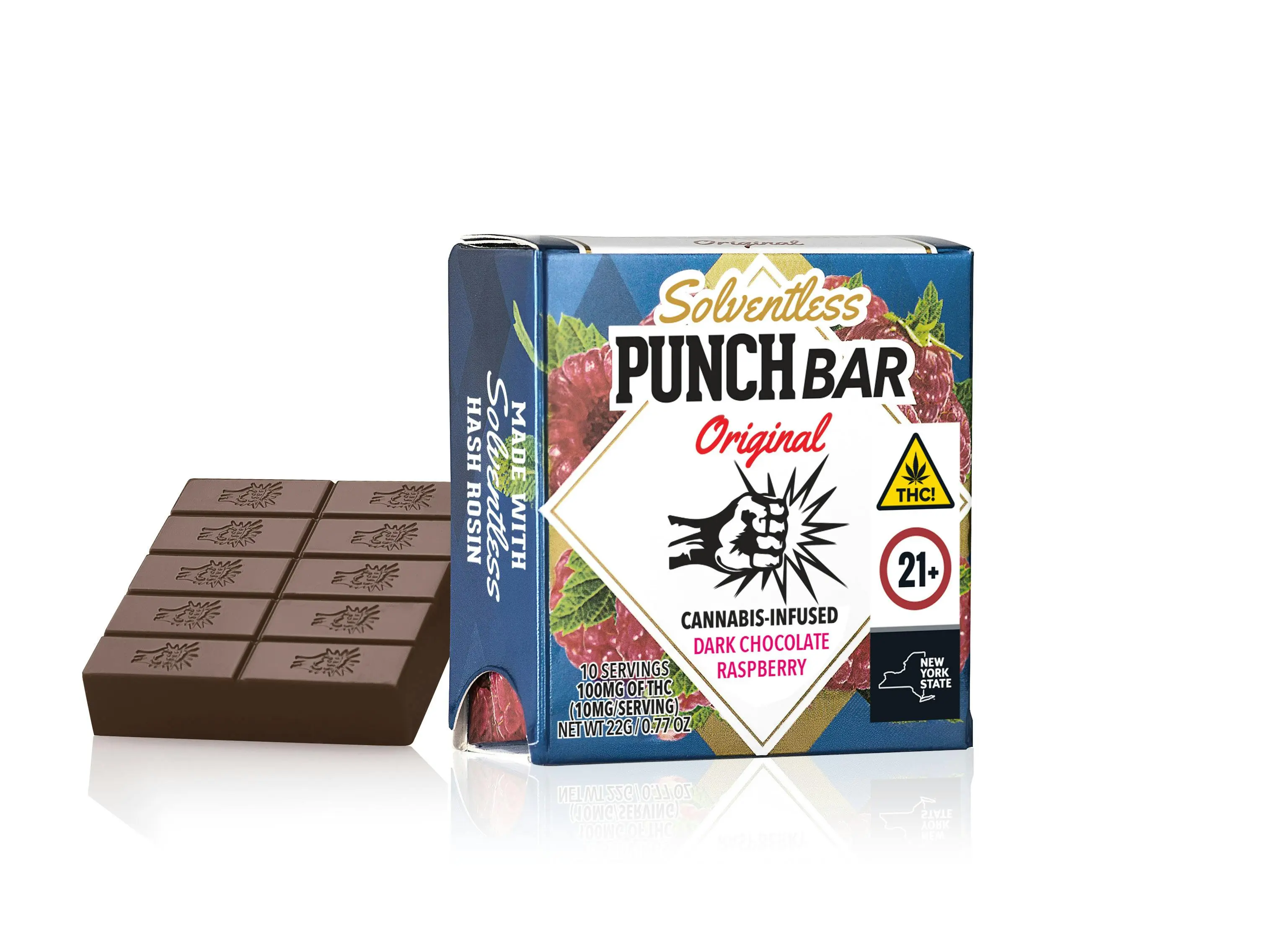 Chocolate | Solventless | Dark Chocolate | Raspberry | 100mg